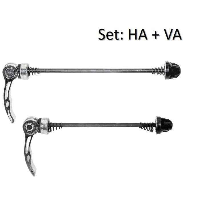 Schnellspanner Set 100mm + 135mm – Fahrrad Nabe vorne & hinten