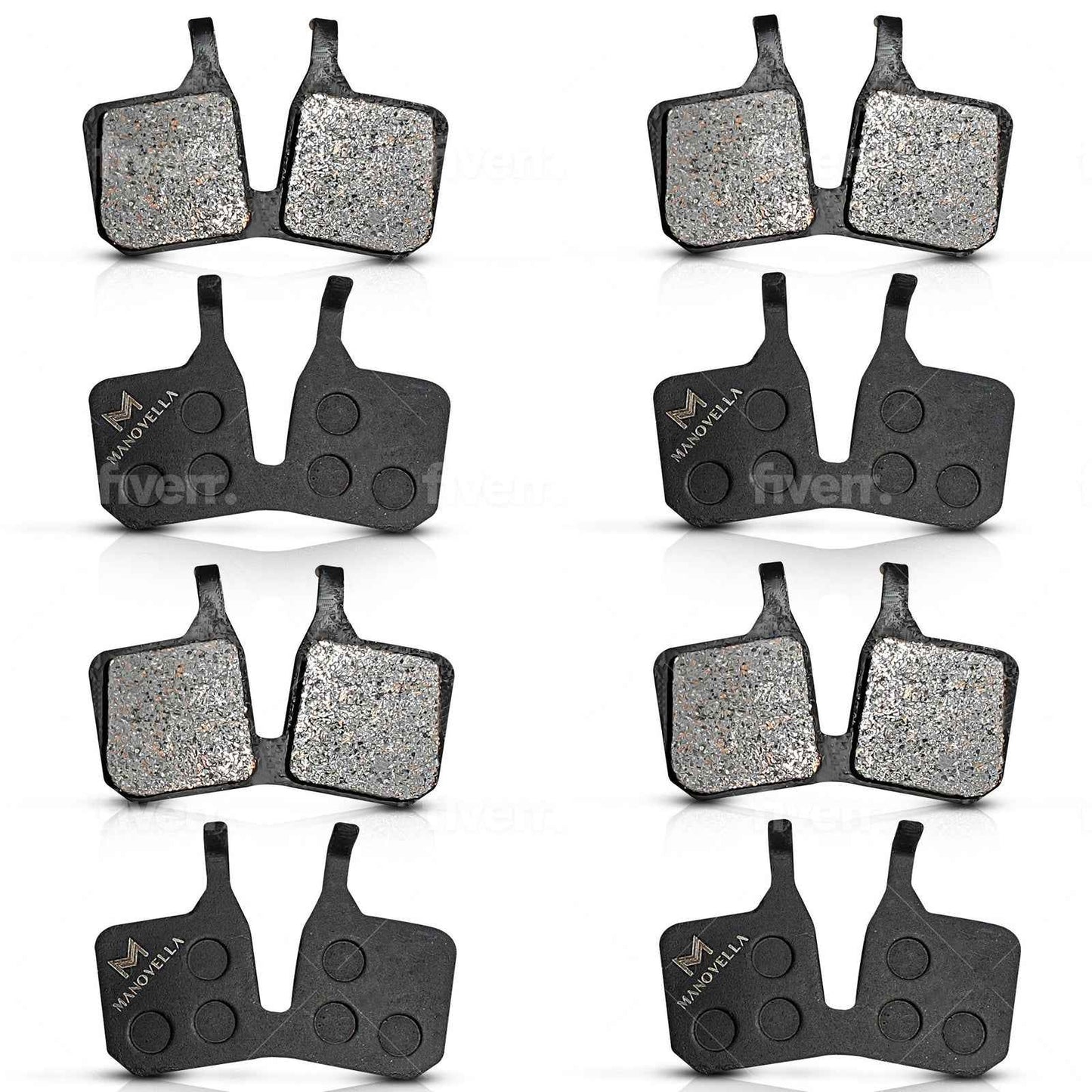 Fahrrad Bremsbeläge für Magura MT5 / MT7 – Halbmetall Disc Pads