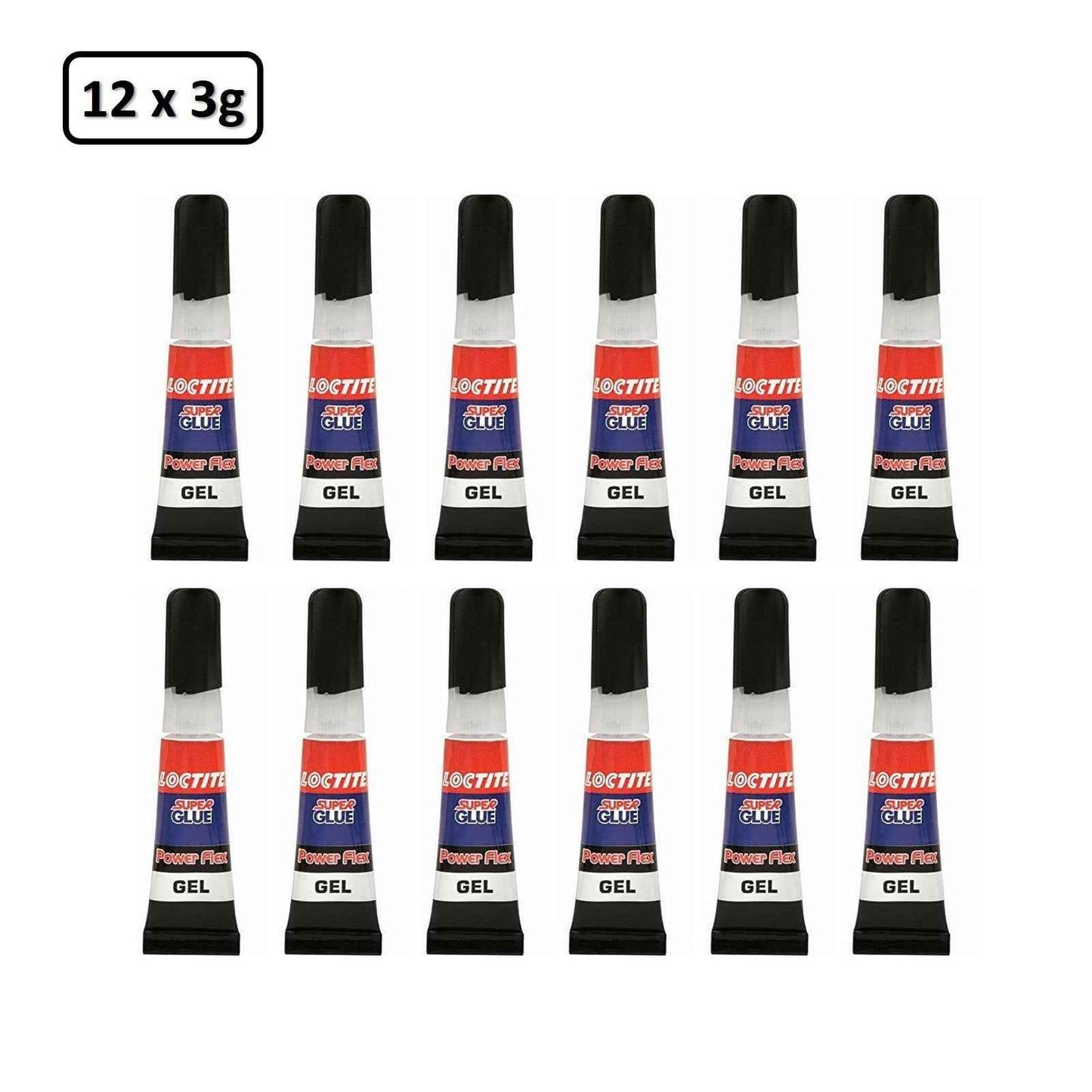 Loctite Super Glue Power Flex Gel 3g – Extra starker & flexibler Sekundenkleber für Haushalt, Werkstatt & Outdoor