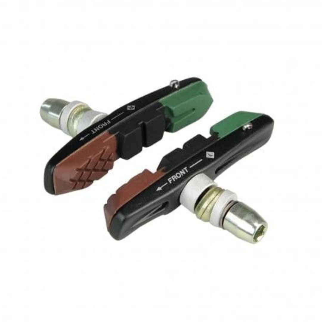 2x Fahrrad V-Brake Bremsbeläge 70mm