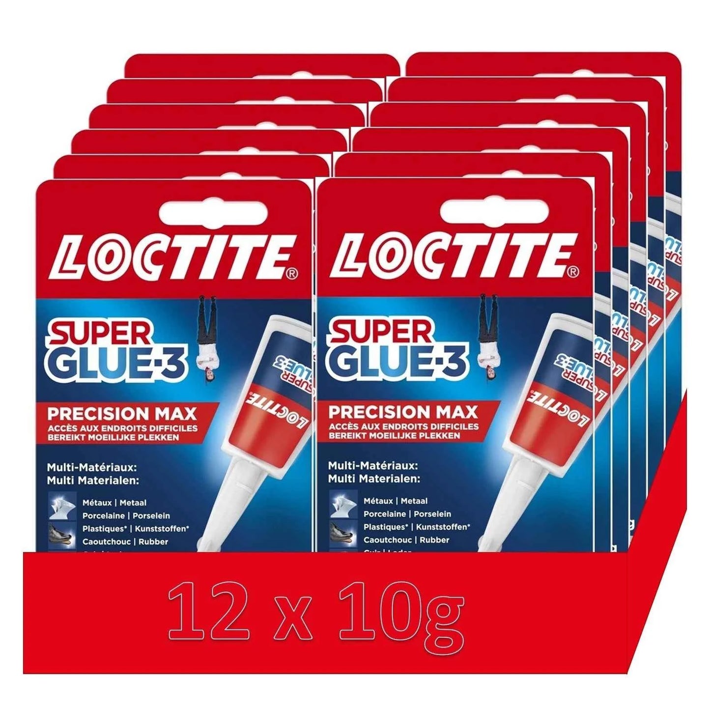 Sekundenkleber Loctite Super Glue 3 Precision 10g Max Multi Henkel 1-12 Stk.