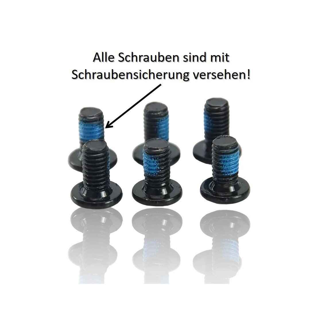 Edelstahl Bremsscheibe 203 mm inkl. Schrauben & Sicherungslack