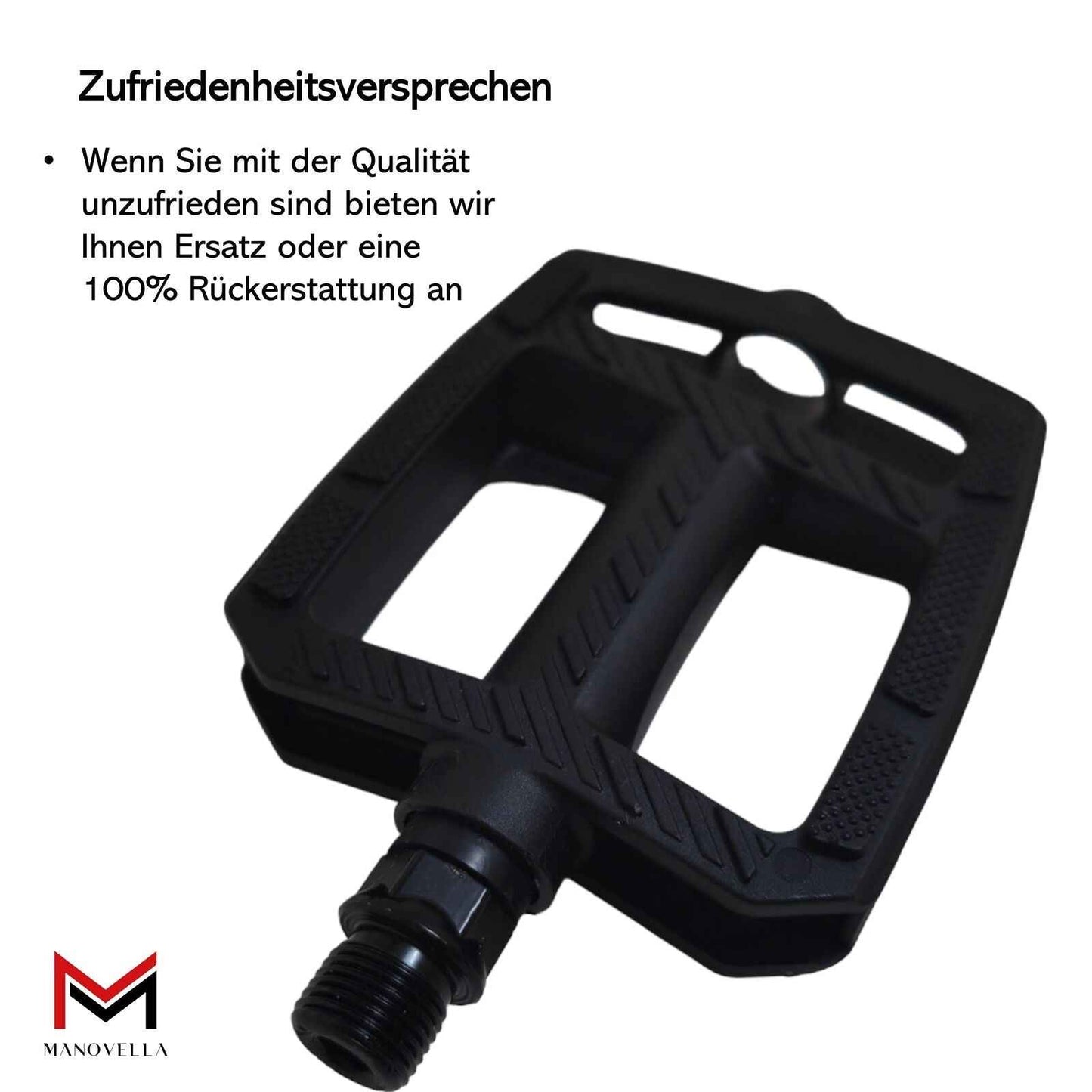 Fahrrad Pedale Kunstoff MTB City E-Bike Trekking Antirutsch Model 'Steady Flat 2'