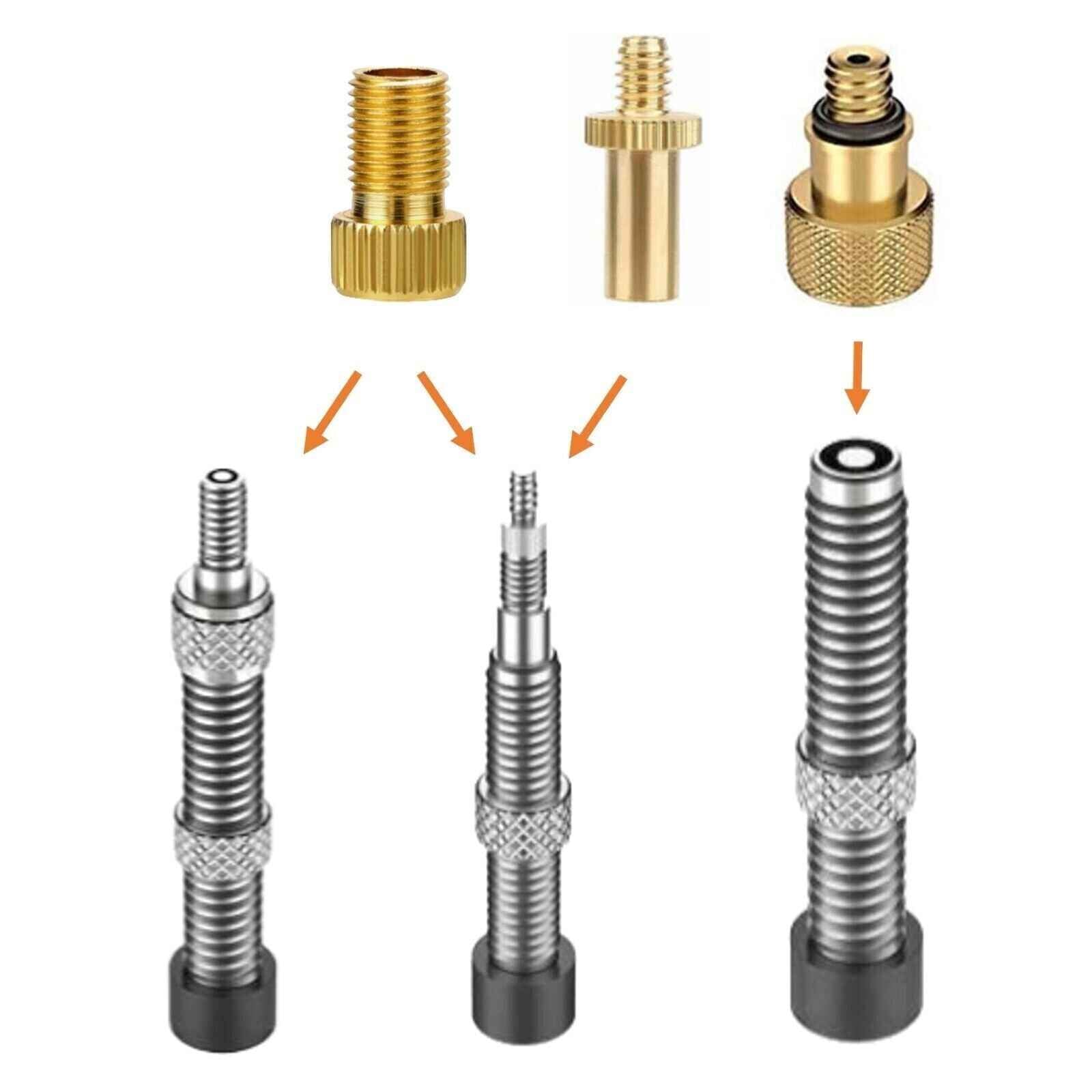 mountainbike ventil adapter Universal Ventiladapter-Set (3-teilig) – Für alle Fahrrad- & Autoventile | Kompakt, dicht & reisefertig