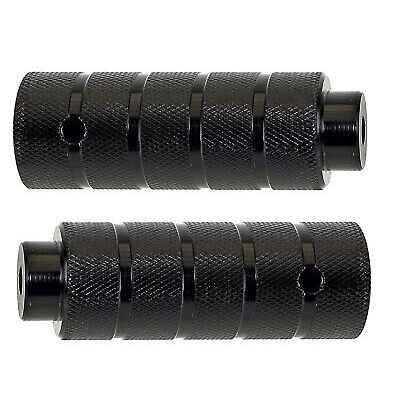 BMX Pegs Stangen Achsverlängerung Fußrasten Stahl 3/8 Zoll 38 x 110 mm Schwarz
