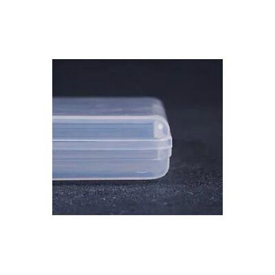 Kompakte Aufbewahrungsbox aus Kunststoff 6,0x5,5x1,8 cm – stapelbar & sicher