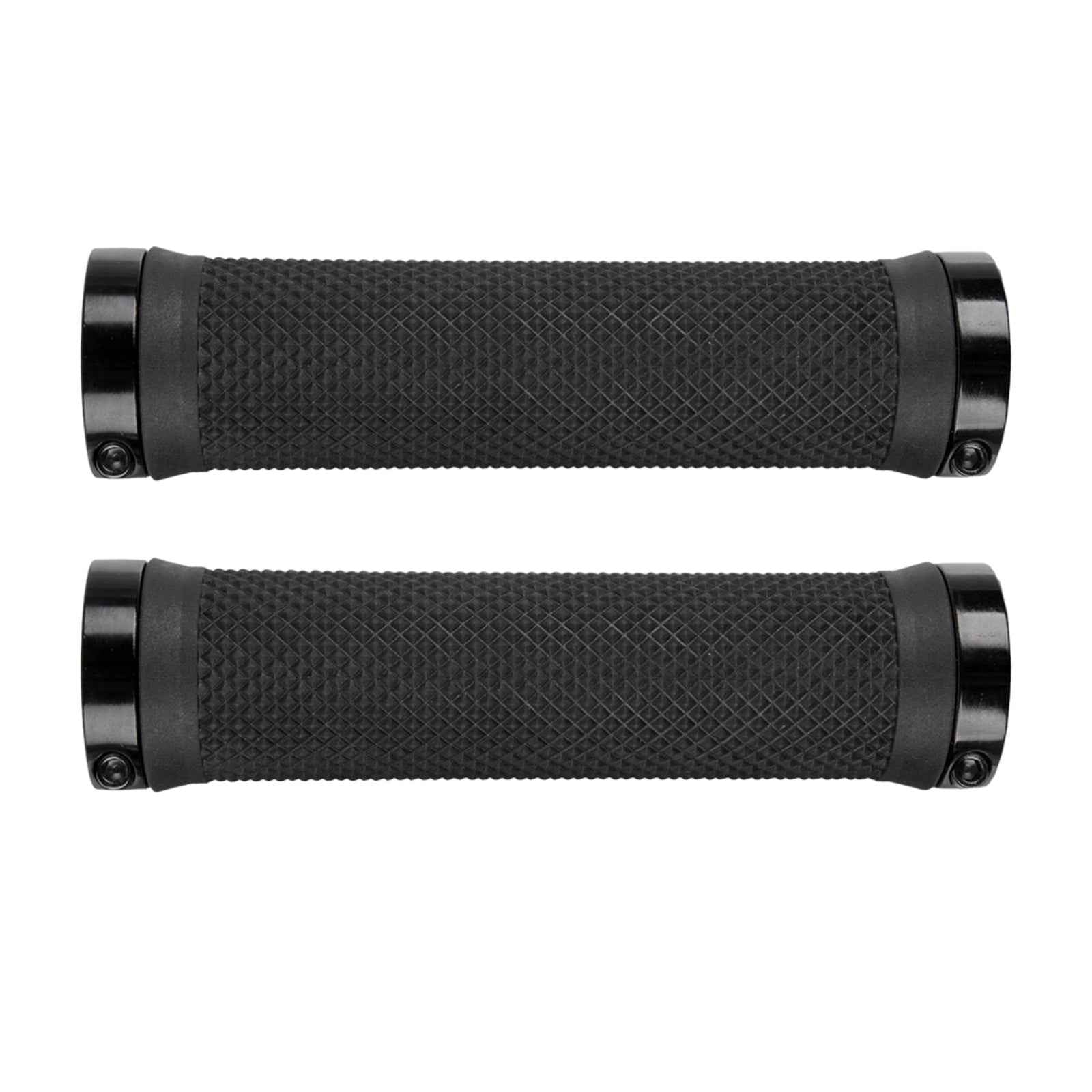 Fahrradgriffe 130mm Schwarz – Schraubgriffe aus TPE für Lenker Ø 22mm