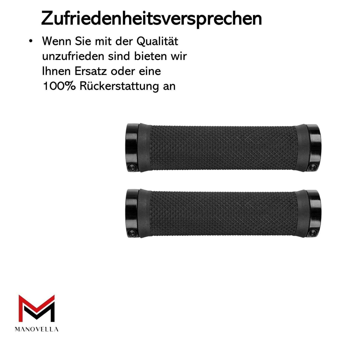 Fahrradgriffe 130mm Schwarz – Schraubgriffe aus TPE für Lenker Ø 22mm