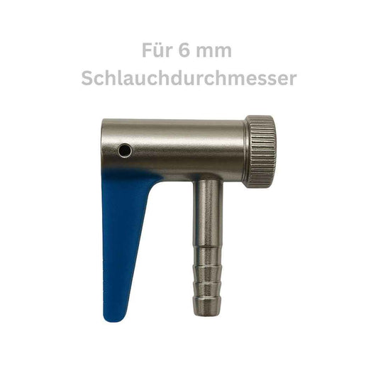 Hebelstecker 6 mm für Kompressor – Reifenfüller Adapter für Autoventil AV Schrader