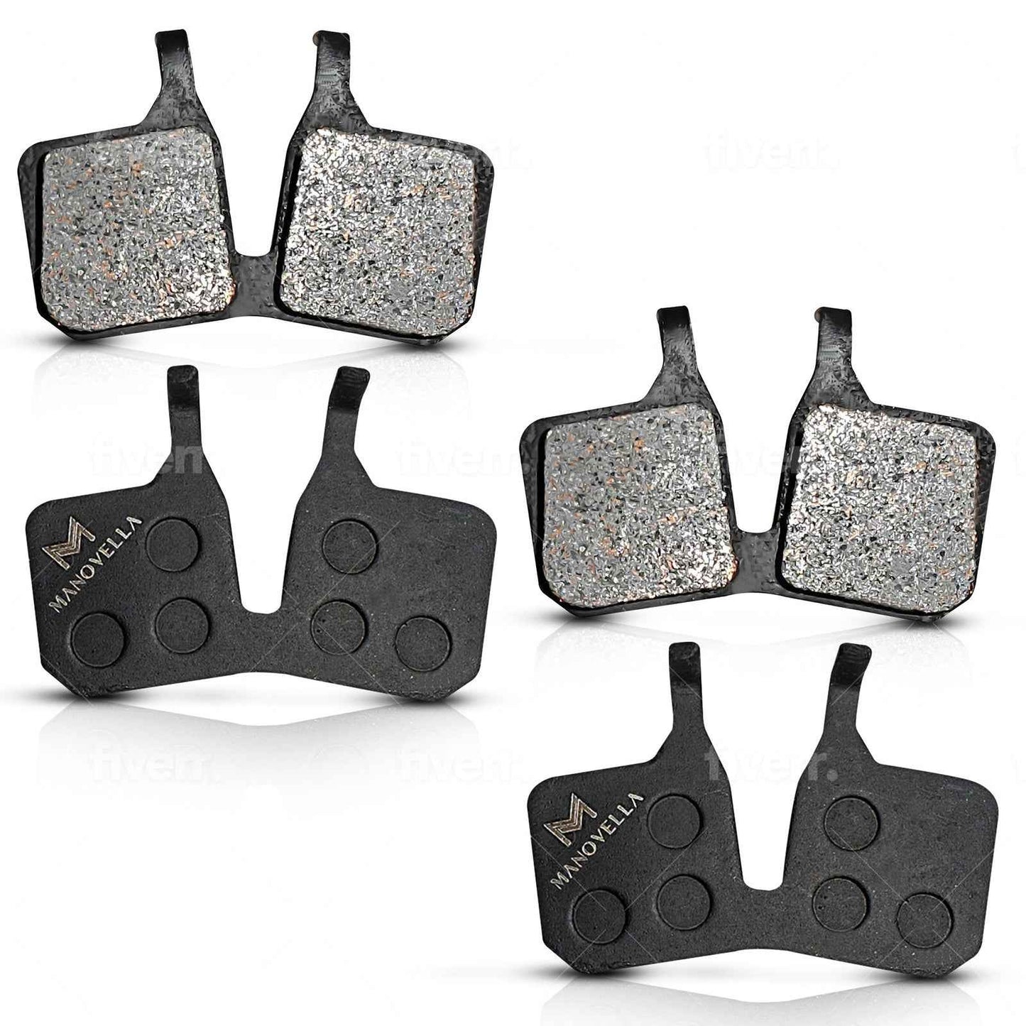 Fahrrad Bremsbeläge für Magura MT5 / MT7 – Halbmetall Disc Pads