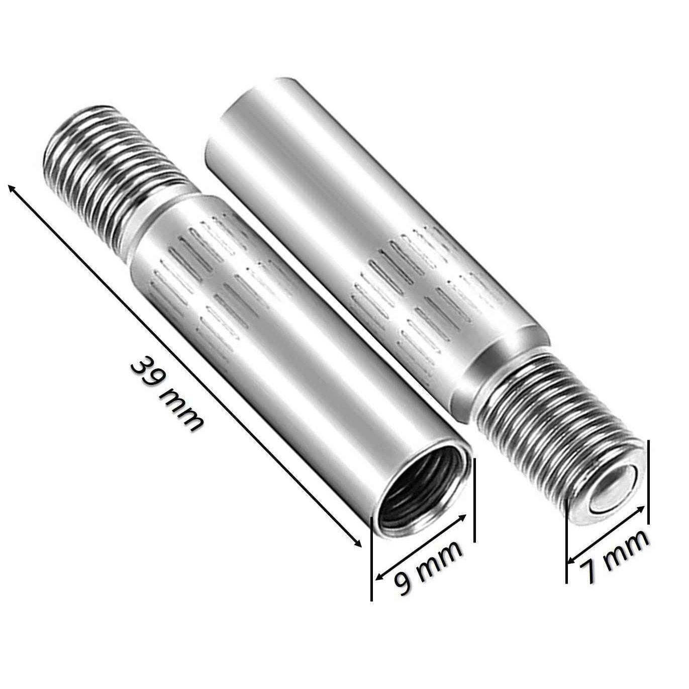 8x Ventilverlängerung Autoventil 39mm – AV / Schrader Ventil Verlängerung