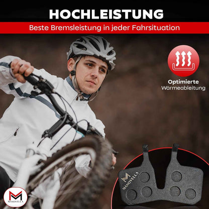 Fahrrad Bremsbeläge für Magura MT5 / MT7 – Halbmetall Disc Pads