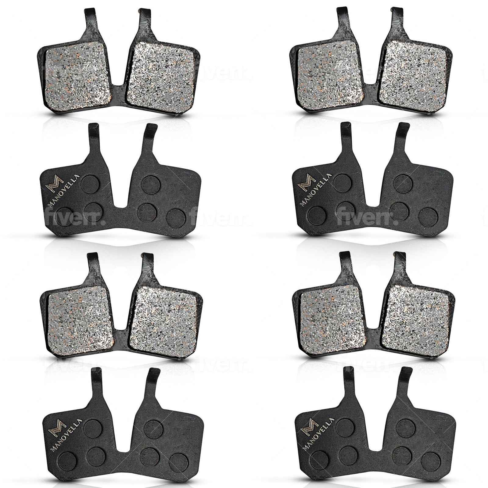 Fahrrad Bremsbeläge für Magura MT5 / MT7 – Halbmetall Disc Pads