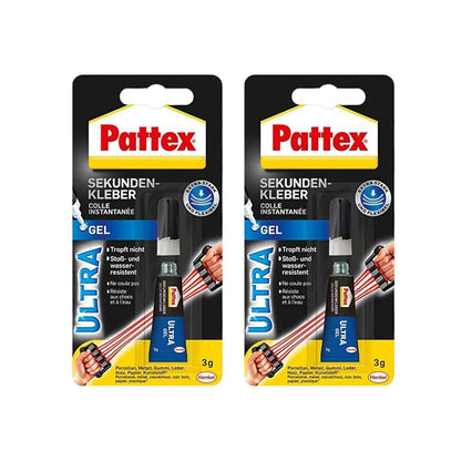 Pattex Sekundenkleber Ultra Gel extra Stark Alleskleber PSG2C 2 x 3g