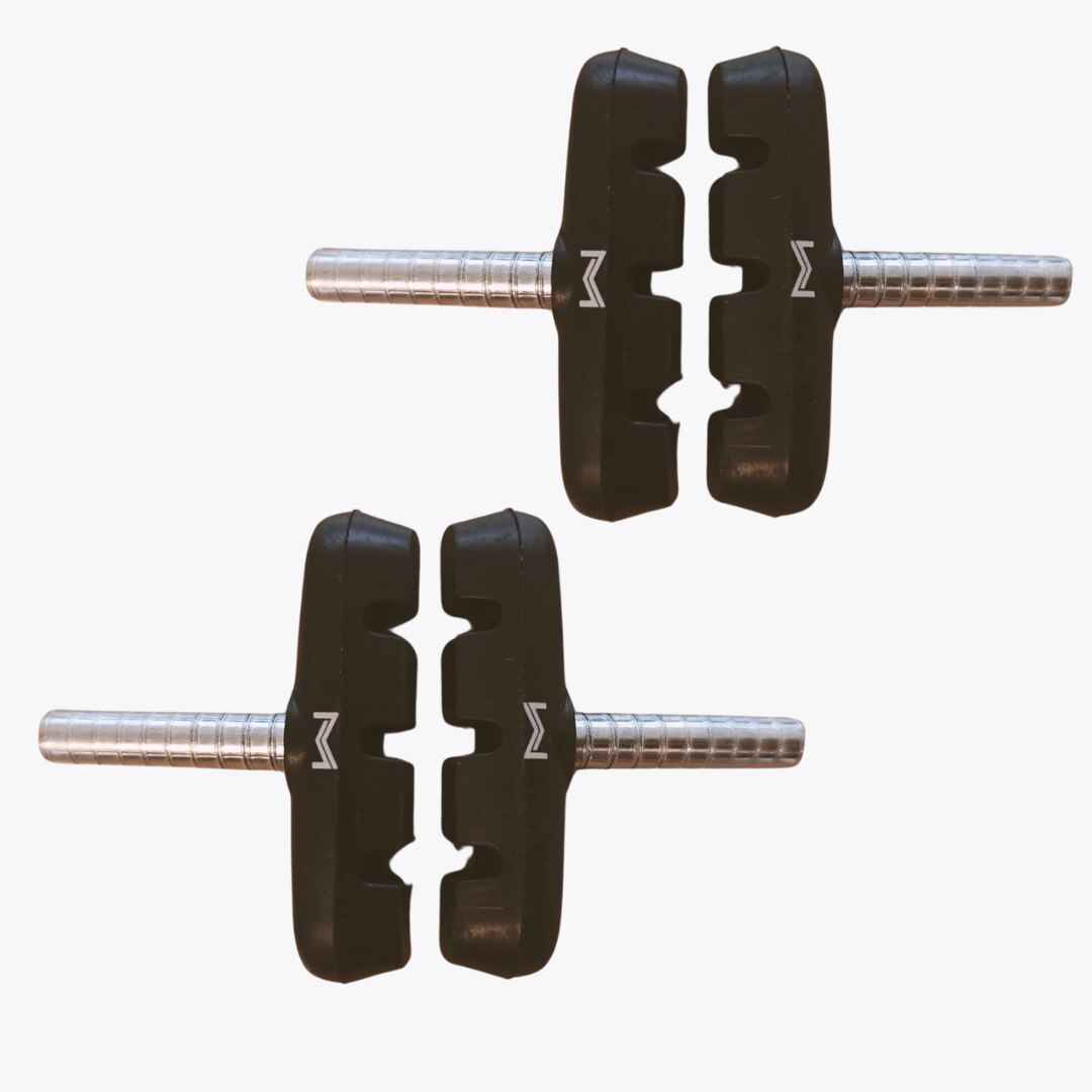 4x Fahrrad Cantilever Bremsbeläge 55mm – Bremsschuhe für Shimano, SRAM, Tektro & mehr