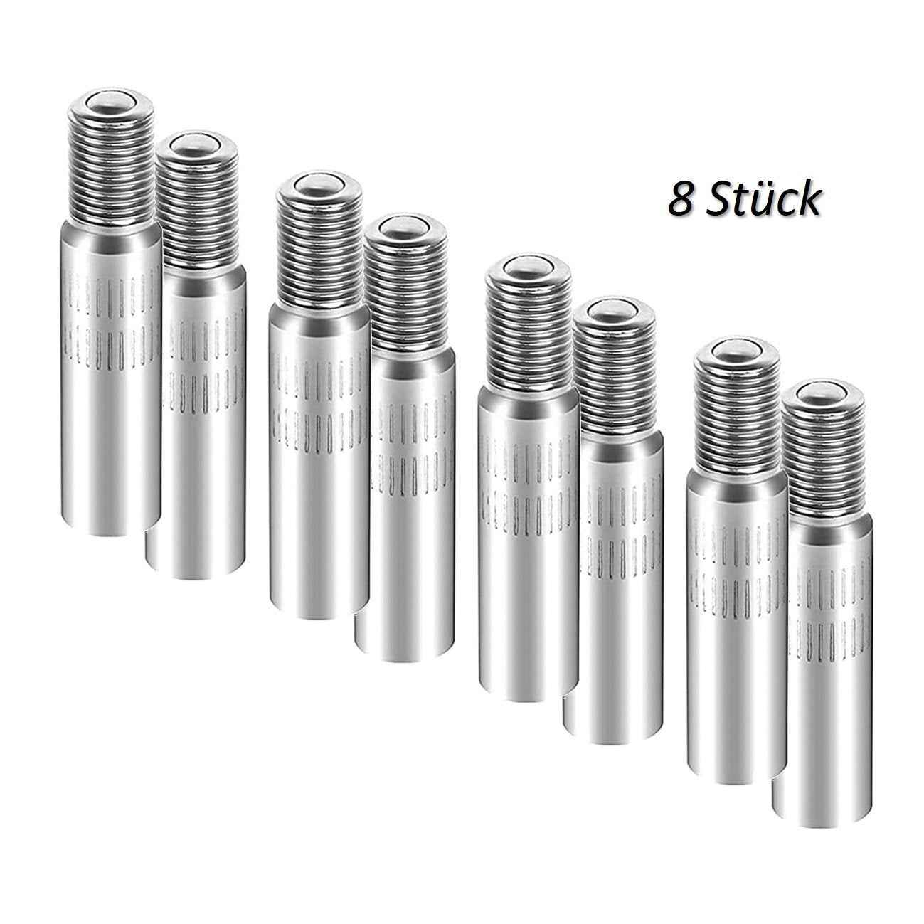 8x Ventilverlängerung Autoventil 39mm – AV / Schrader Ventil Verlängerung