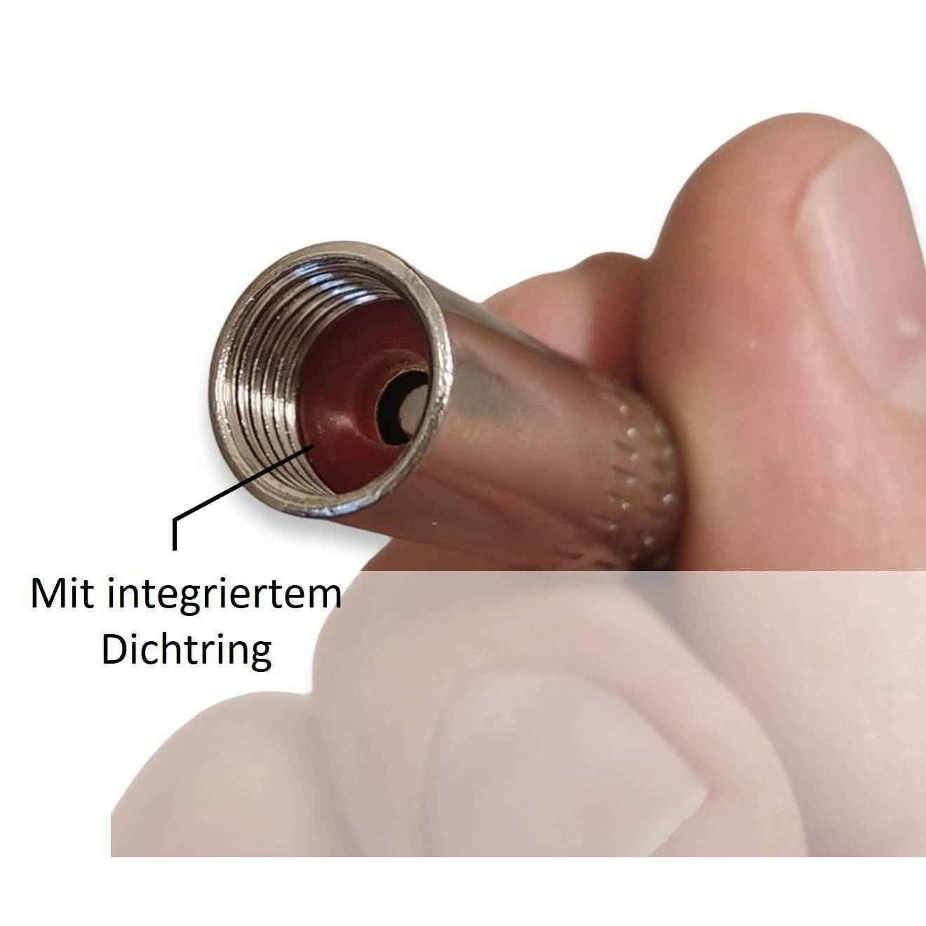 8x Ventilverlängerung Autoventil 39mm – AV / Schrader Ventil Verlängerung