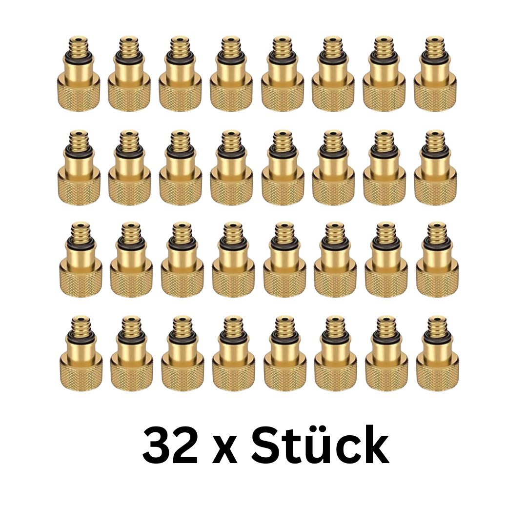 Ventiladapter AV auf DV Fahrrad Adapter Autoventil zu Dunlop Ventil Set