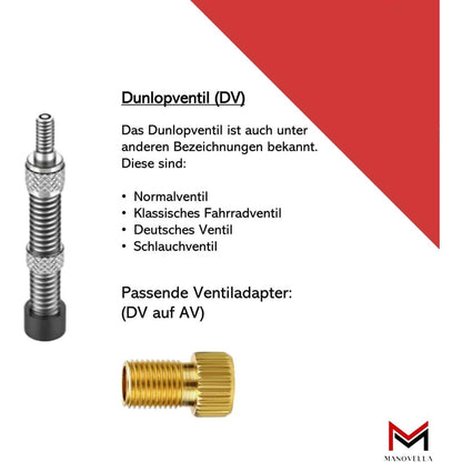 Universal Ventiladapter Set 8-teilig – Fahrrad, Auto, Ball & Matratze | Manovella