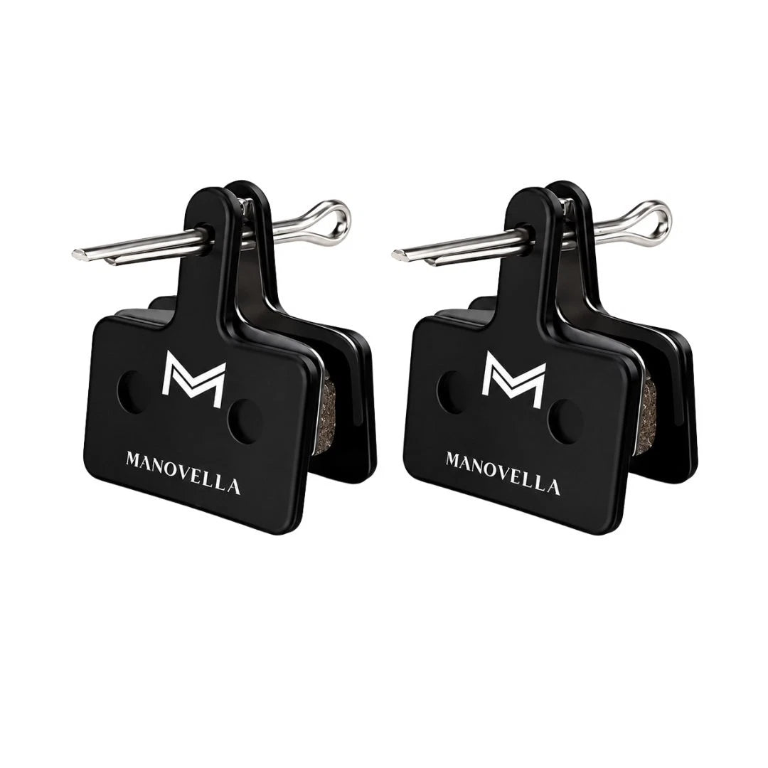Bremsbeläge kompatibel mit Shimano B05S/B01S – Zwei Bremsbelagpaare mit Sicherungssplinten