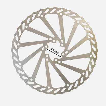 Bremsscheibe 203 mm Edelstahl – 6-Loch – Lochkreis mit 44-mm-Maßangabe
