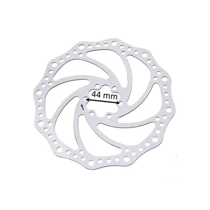 Bremsscheibe 140 mm Edelstahl – 6-Loch – Lochkreis mit 44-mm-Maßangabe