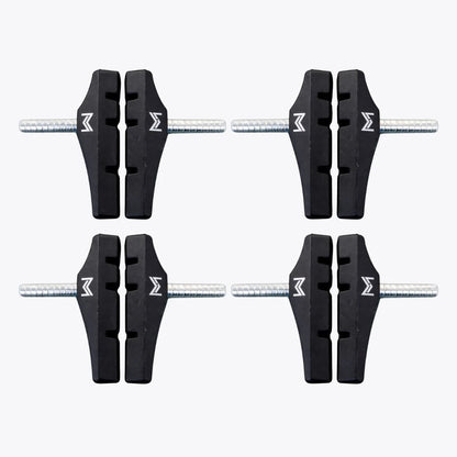 Cantilever Bremsbeläge 72 mm – Vier asymmetrische Bremsschuhe
