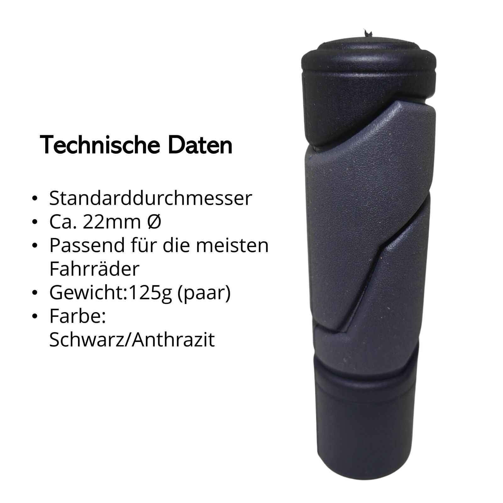 fahrradgriffe kürzbar Fahrradgriffe Lenker Ergonomisch Kürzbar 90-115mm Länge Paar MTB City Cross