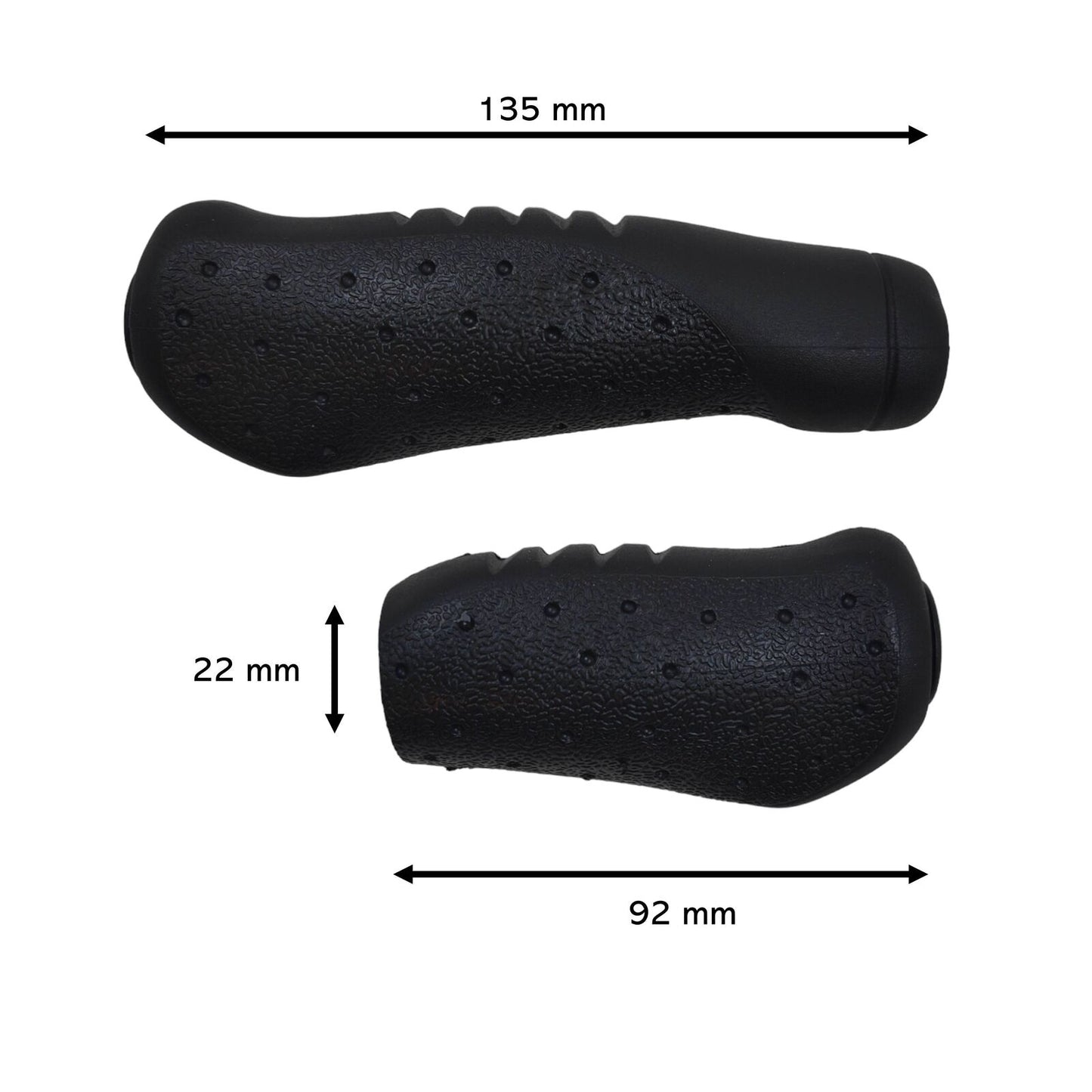 Fahrradgriffe Ergonomisch für Drehgriff Kurz Lang 92mm/135mm Länge