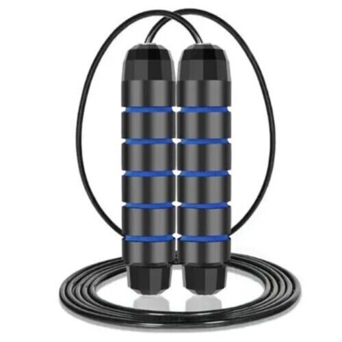 Fitness Springseil Profi Skipping Rope Hüpfseil 300 cm 3m Rot Grün Blau schwarz