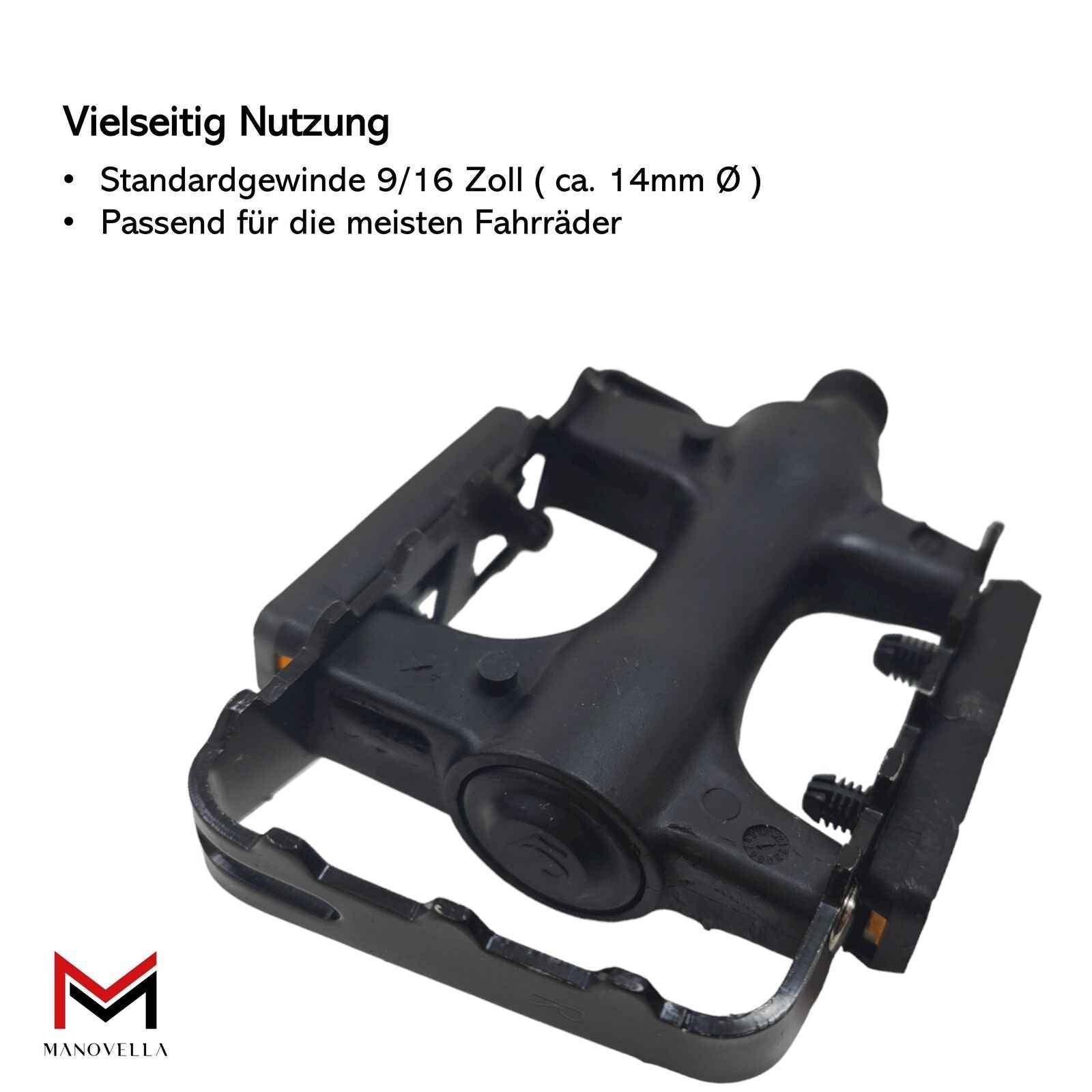 mtb pedale kunststoff Fahrrad Pedale Kunststoff Alu City MTB Cross Trekking Antirutsch Model 'Peking'