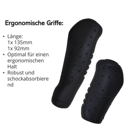 Fahrradgriffe Ergonomisch für Drehgriff Kurz Lang 92mm/135mm Länge