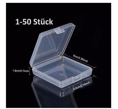 Kompakte Aufbewahrungsbox aus Kunststoff 6,0x5,5x1,8 cm – stapelbar & sicher