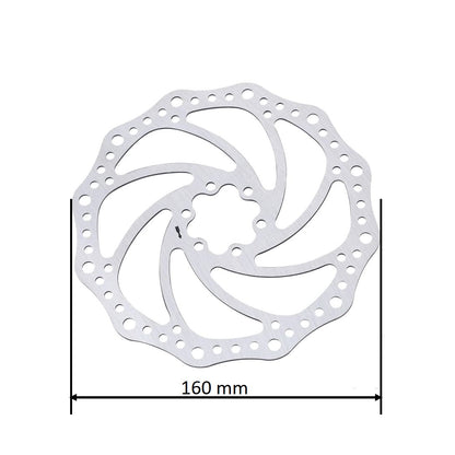 Fahrrad Bremsscheibe 160mm 180mm Edelstahl 6-Loch inkl. Schrauben Universell